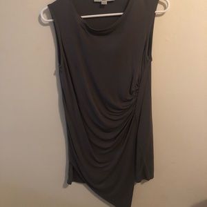 NWOT Allsaints Ruched Gray Top Small